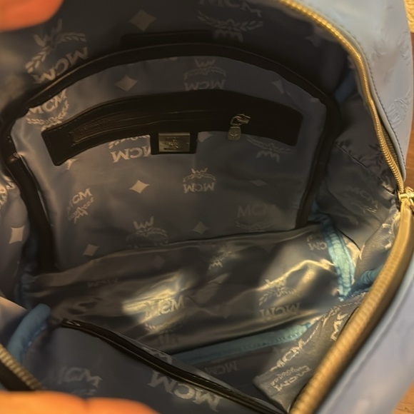 MCM Imprente Monogram Backpack with Detachable clutch - Picture 4 of 10